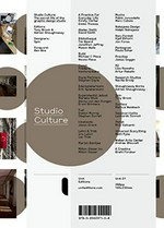 Studio culture: the secret life of the graphic design studio; [unit 01]