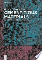 Cementitious materials: composition, properties, application