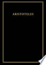 Werke: in deutscher Übersetzung ; Band 16/V: Historia animalium ; Buch VIII und IX