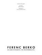 Ferenc Berko: 60 Jahre Fotografie "The discovering eye"