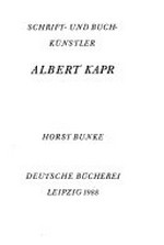 Schrift- und Buch-Künstler Albert Kapr