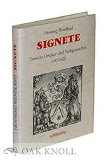 Signete: deutsche Drucker- und Verlegerzeichen 1457 - 1600