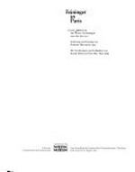 Feininger in Paris: Lyonel Feininger ; die Pariser Zeichnungen von 1892 bis 1991 ; eine Ausstellung des Germanischen Nationalmuseums Nürnberg, [Graphische Sammlung] vom 6. Juni bis 30. August 1992