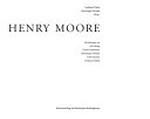 Henry Moore: Kunstausstellung der Ruhrfestspiele Recklinghausen ; [Ausstellung Henry Moore - Liegende, Kunsthalle Recklinghausen, 4. Mai bis 1. August 1999 ; 9. Europäisches Festival]