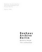 Bauhaus Archive Berlin: Museum of Design, the collection