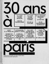 30 ans à Paris: 1985-2015 : Centre culturel suisse