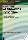 Current approaches to syntax: a comparative handbook