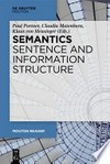 Sentence and information structure