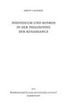 Individuum und Kosmos in der Philosophie der Renaissance