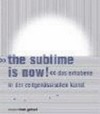 "The sublime is now!" das Erhabene in der zeitgenössischen Kunst" ; [anlässlich der Ausstellung "The Sublime is Now!" Das Erhabene in der Zeitgenössischen Kunst, Museum Franz Gertsch. Burgdorf, 2.4. - 30.7.2006]