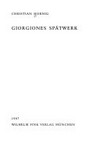 Giorgiones Spätwerk
