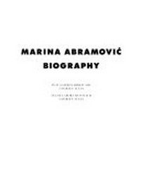 Marina Abramović: biography