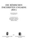 Die römischen Inschriften Ungarns (RIU)